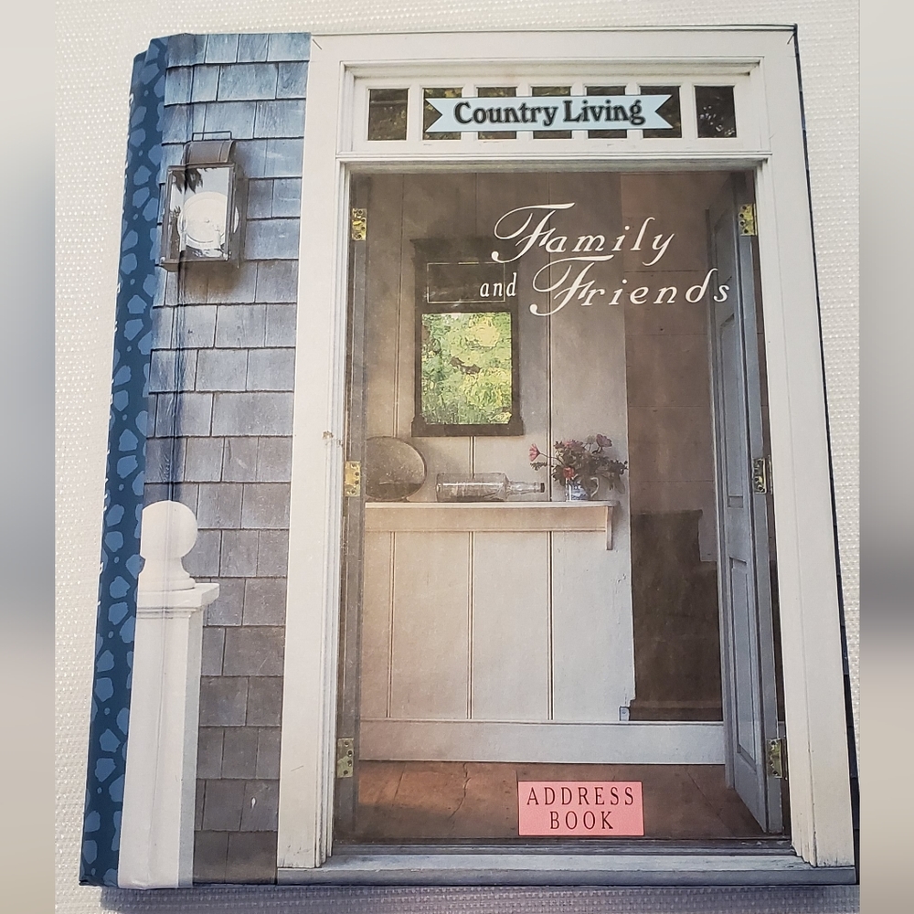 Vtg Country Living Address Phone Birthday Anniversary Book NOS